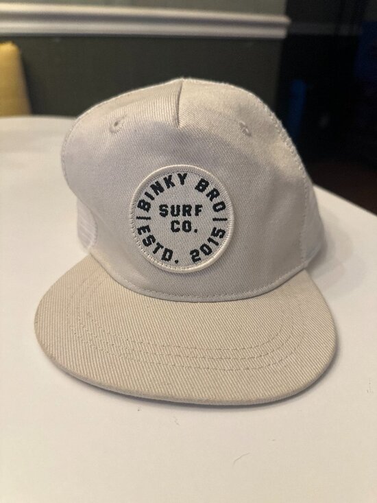 Binky Bro Other - Binky Bro Surf Co Toddler Trucker Snapback Hat Cream White